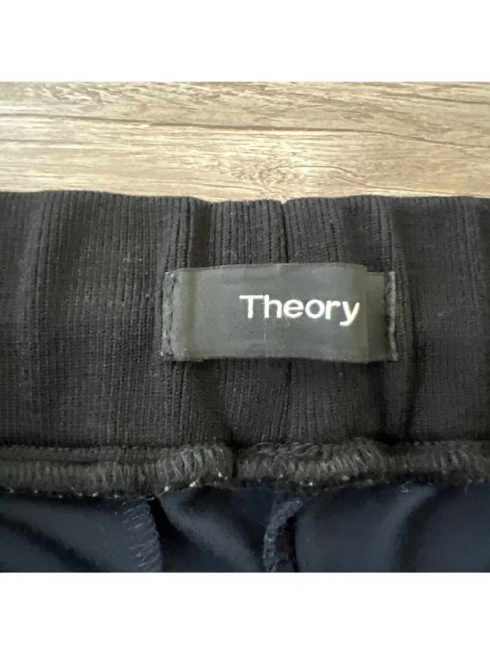 Theory Demir Plinth Tech Knit Jogger Pants Mens XS Blue Tapered Athleisure